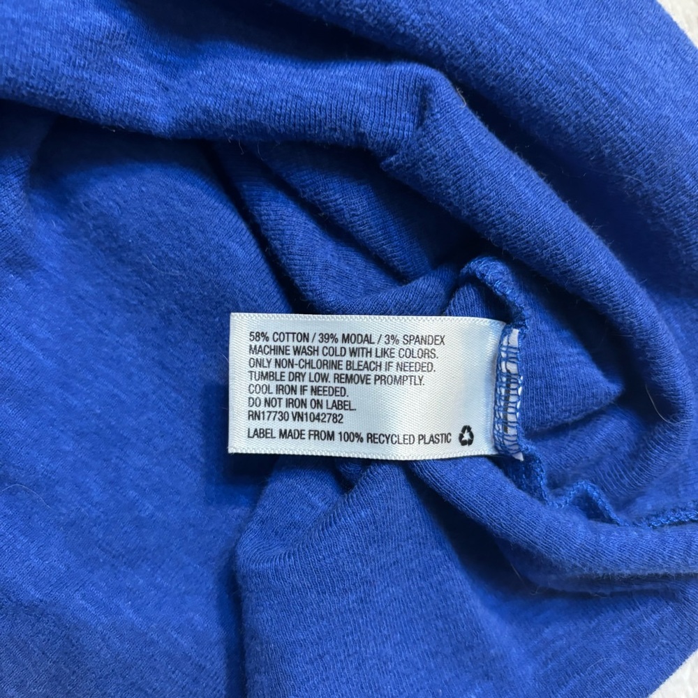 Merona Tank Top XS Royal Blue Cotton Modal Stretch Soft - Picture 6 of 8